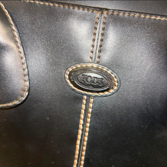 Tod´s Black Leather Shoulder Bag